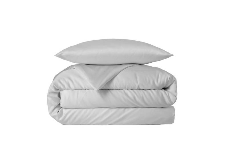 twenty:three® Bettwäsche Lyocell Bettwäsche Light Gray, 100% TENCEL™ Lyocell, Atmungsaktiv, Ultraweich, Eukalyptusholz u.a., Nachhaltig, 200 x 200 von twenty:three®
