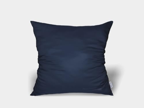 twenty:three® | 2er Set Kissenbezug 40x40 cm Midnight Blue - 100% Tencel™ Lyocell (Lyocellfasern) - Kissenhülle, Kopfkissenbezug, Reißverschluss, Ultraweich, Hochwertig, Ganzjährig von twenty:three