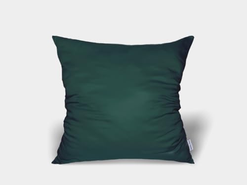 twenty:three® | Kissenbezug (2X) 80x80 cm Forest Green - 100% Tencel™ Lyocell (Lyocellfasern) - Kissenhülle, Kopfkissenbezug, Reißverschluss, Ultraweich, Hochwertig, Ganzjährig von twenty:three