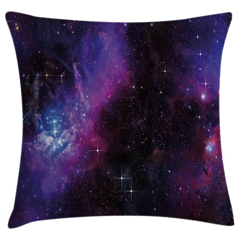home24 Kissenbezug Nebula Multicolor 40 x 40cm Microfaser von home24