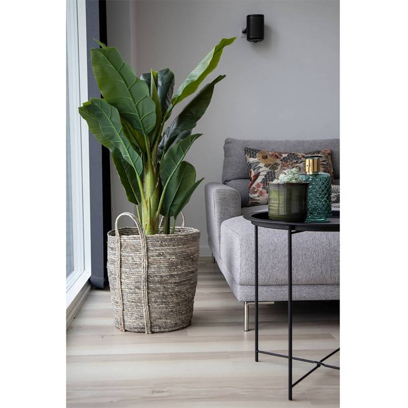 home24 Korb Udine Ø 41cm Grau von home24