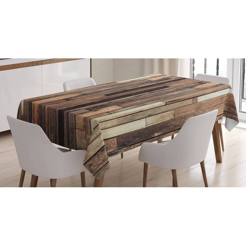 home24 Tischdecke Old Boden 140 x 200cm Braun von home24