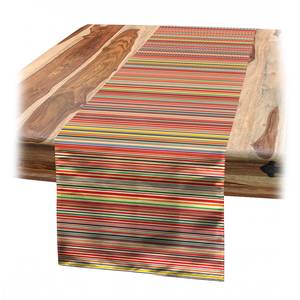 home24 Tischläufer Horizontale Streifen 40 x 225cm Multicolor/Multicolor von home24