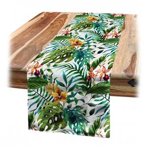 home24 Tischläufer Palme 40 x 225cm Multicolor von home24