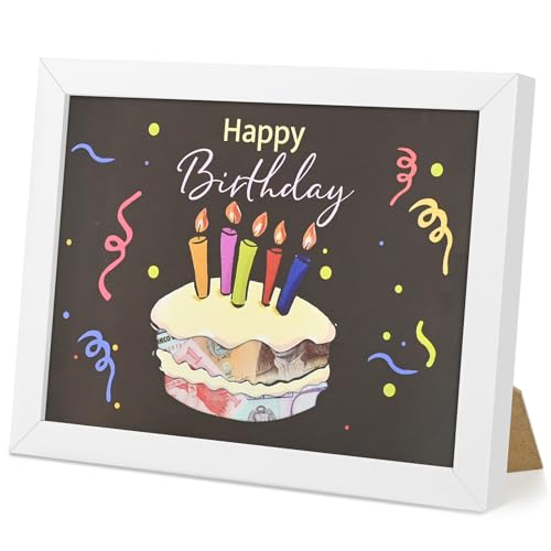 Happy Birthday Geldgeschenk Bilderrahmen, Personalisierte Holz Geldgeschenke Geburtstag, Geld Geburtstagsgeschenk, Geldgeschenke Verpackung Geburtstagsgeschenk von twirush