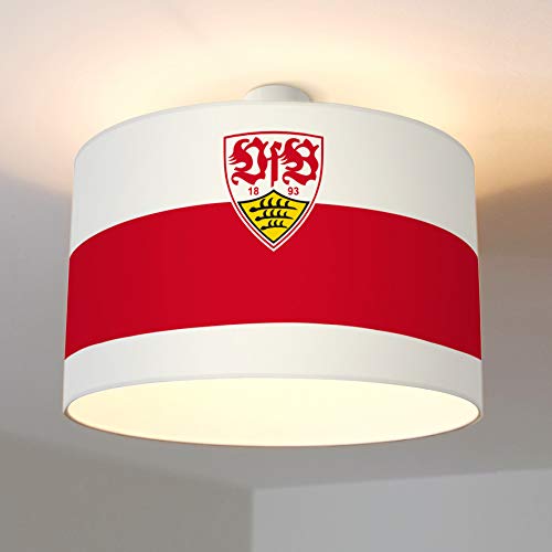 VfB Stuttgart Deckenleuchte, Wappen, E27; VfB Stuttgart Fanartikel von twister LIGHTING