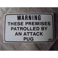 Vintage 1980Er Jahre Langlebige Kunststoff Warnung Diese Räumlichkeiten Patrouilliert Von Einem Angriff Mops Zeichen Vintage 1980Er Jahre Langlebige Kunststoff Warnung Diese Räumlichkeiten Patrouilliert Von Einem Angriff Mops Zeichen von twojs