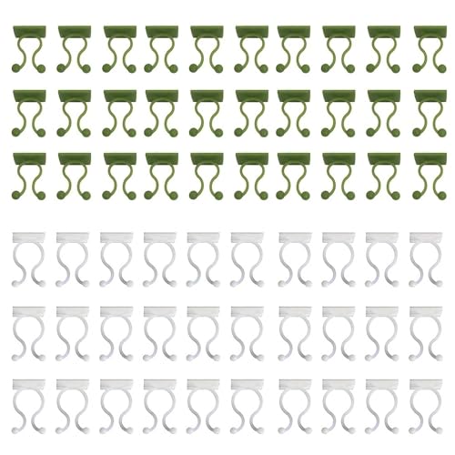 txuzong 100 Stück Kletterpflanzen Befestigungsclip, Pflanzenklammern, Selbstklebende Pflanzen Kletterklammern, für Unterstützung von Gartenpflanzen Traktion Dekoration txuzong 100 Stück Kletterpflanzen Befestigungsclip, Pflanzenklammern, Selbstklebende Pflanzen Kletterklammern, für Unterstützung von Gartenpflanzen Traktion Dekoration von txuzong