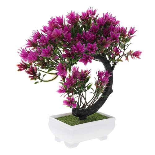 txuzong Künstlicher Bonsai Baum aus Kunststoff - Natürlich Aussehende Deko Pflanze im Topf für Büro, Balkon, Garten & Wohnaccessoires - Pflegeleichte Kunstpflanze zur Entspannung und Dekoration txuzong Künstlicher Bonsai Baum aus Kunststoff - Natürlich Aussehende Deko Pflanze im Topf für Büro, Balkon, Garten & Wohnaccessoires - Pflegeleichte Kunstpflanze zur Entspannung und Dekoration von txuzong