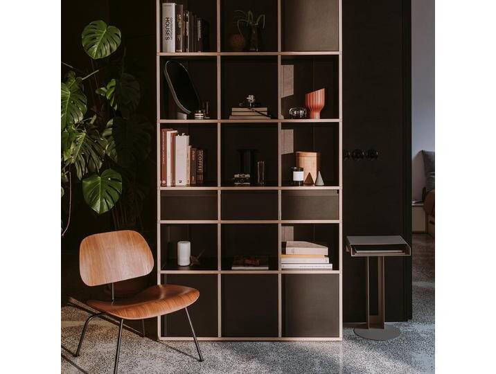 Bücherregal in Schwarz mit Türen und Schubladen, 110 cm x 243 cm x 32 cm, Vollständig anpassbar von Tylko von tylko