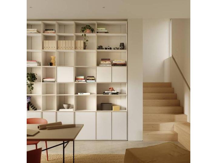 Bücherregal in Weiß mit Türen und Bottom Storage, 280 cm x 313 cm x 40 cm, Vollständig anpassbar von Tylko Bücherregal in Weiß mit Türen und Bottom Storage, 280 cm x 313 cm x 40 cm, Vollständig anpassbar von Tylko von tylko