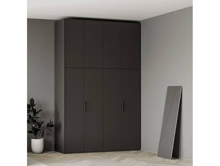 Kleiderschrank in Graphit mit Kleiderstange, 192 cm x 313 cm x 53 cm, Vollständig anpassbar von Tylko Kleiderschrank in Graphit mit Kleiderstange, 192 cm x 313 cm x 53 cm, Vollständig anpassbar von Tylko von tylko