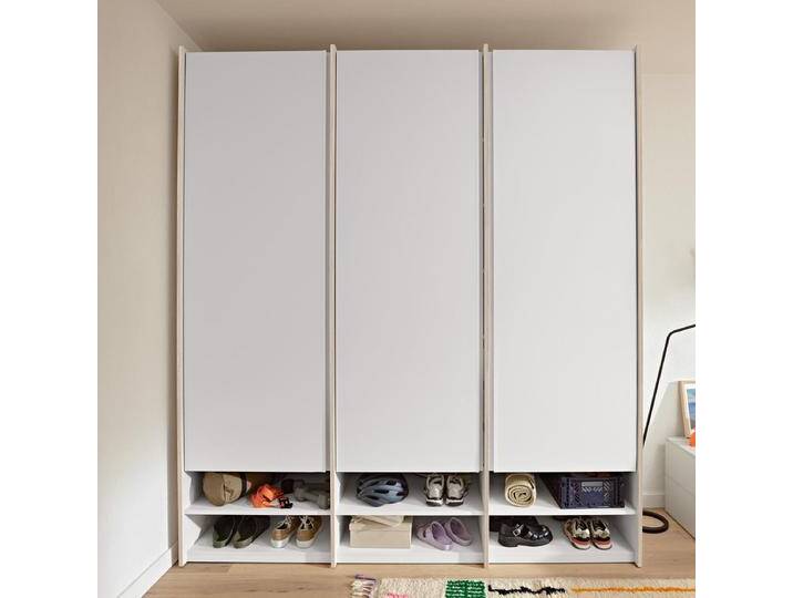 Kleiderschrank in Grau mit Kleiderstange, 180 cm x 238 cm x 45 cm, Vollständig anpassbar von Tylko von tylko