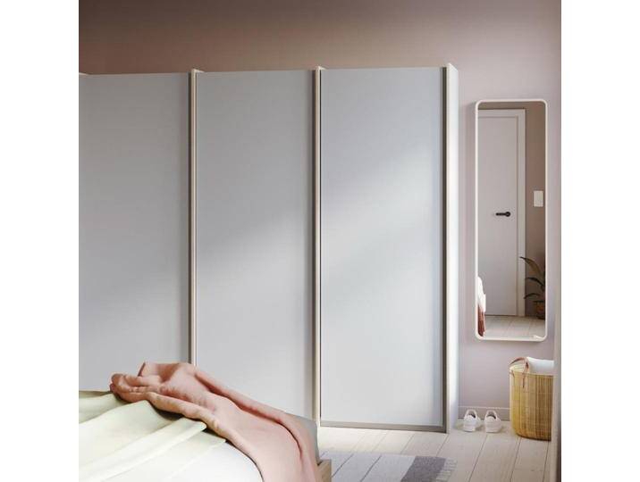 Kleiderschrank in Grau mit Kleiderstange, 190 cm x 168 cm x 60 cm, Vollständig anpassbar von Tylko von tylko