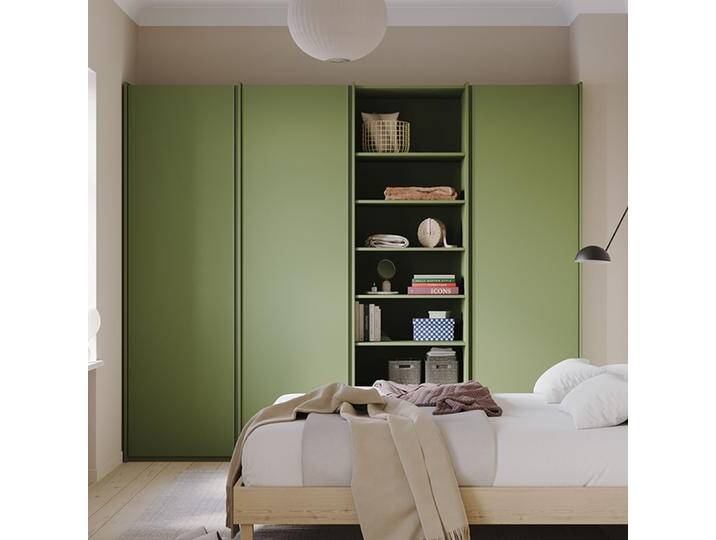 Kleiderschrank in Grün mit Innenschubladen und Kleiderstange, 290 cm x 238 cm x 60 cm, Vollständig anpassbar von Tylko Kleiderschrank in Grün mit Innenschubladen und Kleiderstange, 290 cm x 238 cm x 60 cm, Vollständig anpassbar von Tylko von tylko