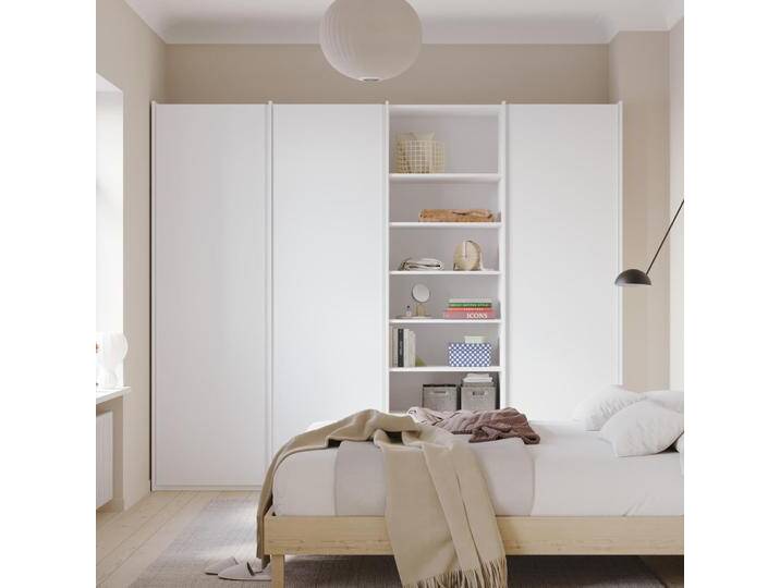 Kleiderschrank in Weiß mit Innenschubladen und Kleiderstange, 242 cm x 198 cm x 60 cm, Vollständig anpassbar von Tylko Kleiderschrank in Weiß mit Innenschubladen und Kleiderstange, 242 cm x 198 cm x 60 cm, Vollständig anpassbar von Tylko von tylko