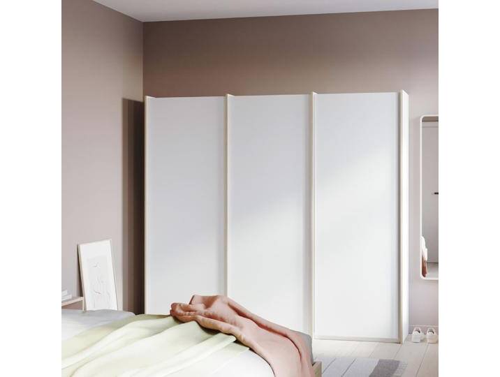 Kleiderschrank in Weiß mit Kleiderstange, 190 cm x 168 cm x 60 cm, Vollständig anpassbar von Tylko von tylko