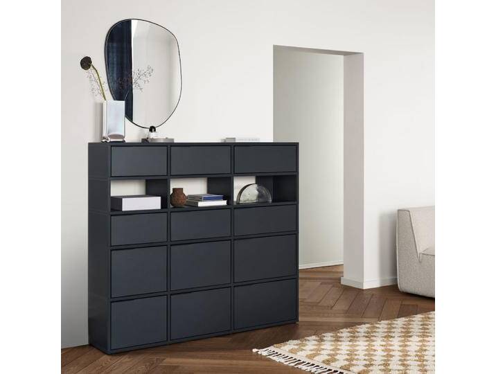 Kommode in Blau, 133 cm x 123 cm x 32 cm, Vollständig anpassbar von Tylko von tylko