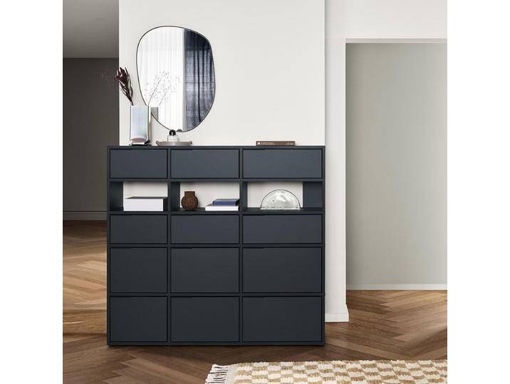 Kommode in Blau, 133 cm x 123 cm x 32 cm, Vollständig anpassbar von Tylko von tylko