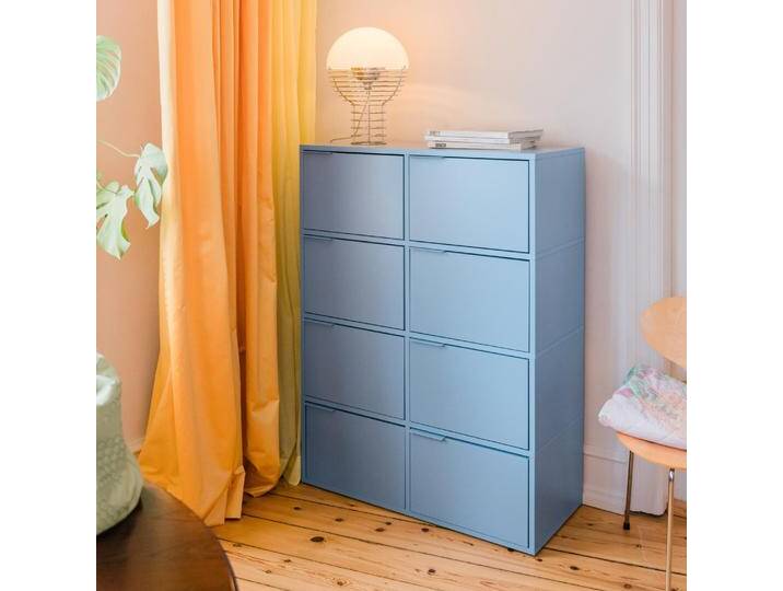 Kommode in Blau mit Ruckwanden, 91 cm x 123 cm x 40 cm, Vollständig anpassbar von Tylko von tylko