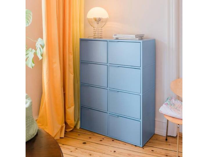 Kommode in Blau mit Ruckwanden, 91 cm x 123 cm x 40 cm, Vollständig anpassbar von Tylko von tylko
