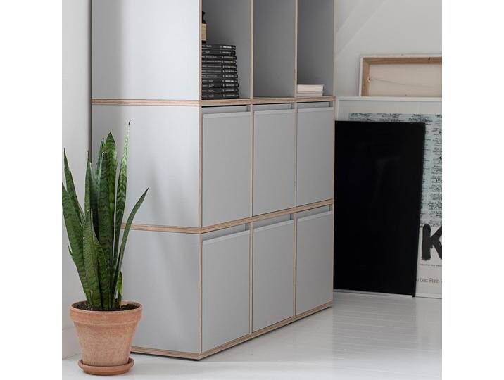 Kommode in Grau mit Ruckwanden, 110 cm x 123 cm x 40 cm, Vollständig anpassbar von Tylko von tylko