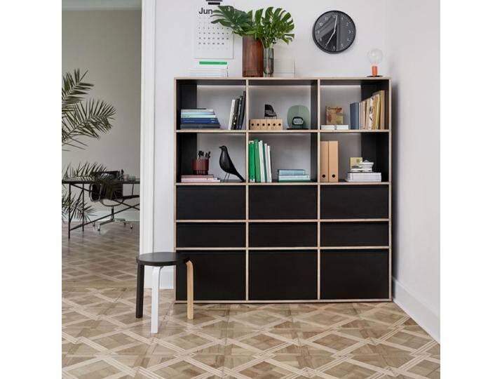 Kommode in Schwarz, 165 cm x 173 cm x 32 cm, Vollständig anpassbar von Tylko von tylko