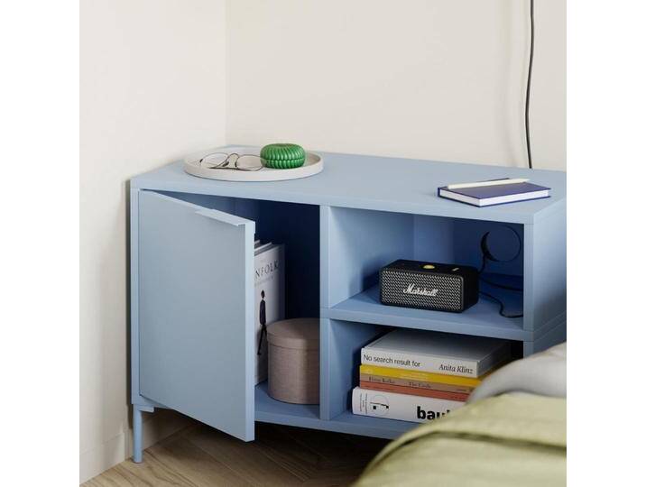 Nachttisch in Blau mit Türen und Ruckwanden, 78 cm x 53 cm x 40 cm, Vollständig anpassbar von Tylko von tylko