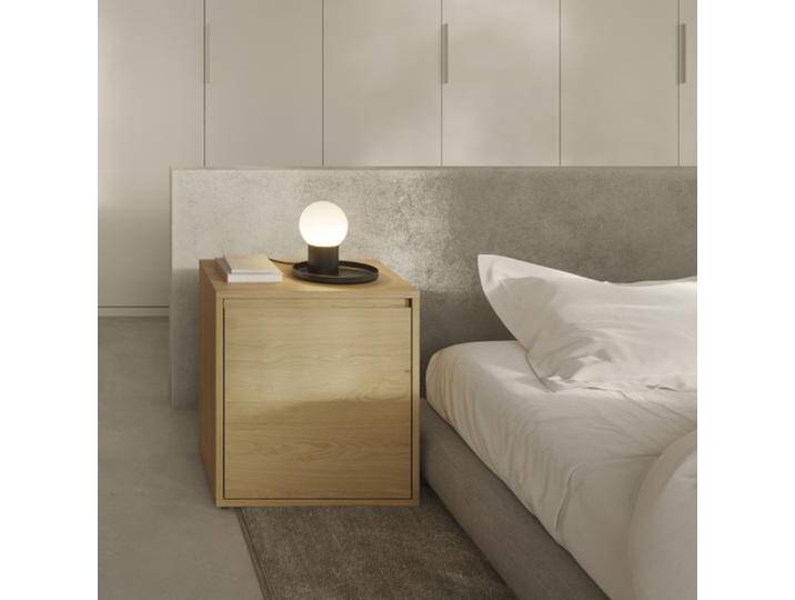 Nachttisch in Eiche mit Türen und Ruckwanden, 44 cm x 53 cm x 40 cm, Vollständig anpassbar von Tylko von tylko