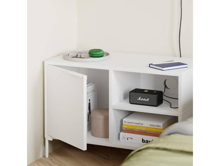 Nachttisch in Weiß mit Türen und Ruckwanden, 78 cm x 53 cm x 40 cm, Vollständig anpassbar von Tylko von tylko