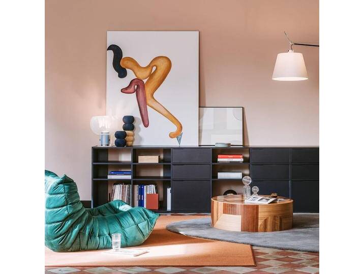 Sideboard in Blau mit Schubladen, 340 cm x 93 cm x 40 cm, Vollständig anpassbar von Tylko von tylko