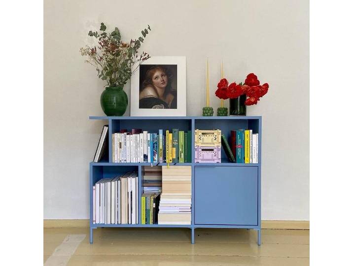 Sideboard in Blau mit Schubladen und Ruckwanden, 115 cm x 83 cm x 40 cm, Vollständig anpassbar von Tylko von tylko