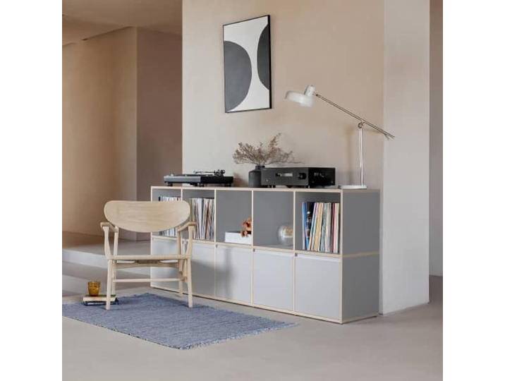 Sideboard in Grau mit Schubladen und Ruckwanden, 205 cm x 83 cm x 40 cm, Vollständig anpassbar von Tylko von tylko