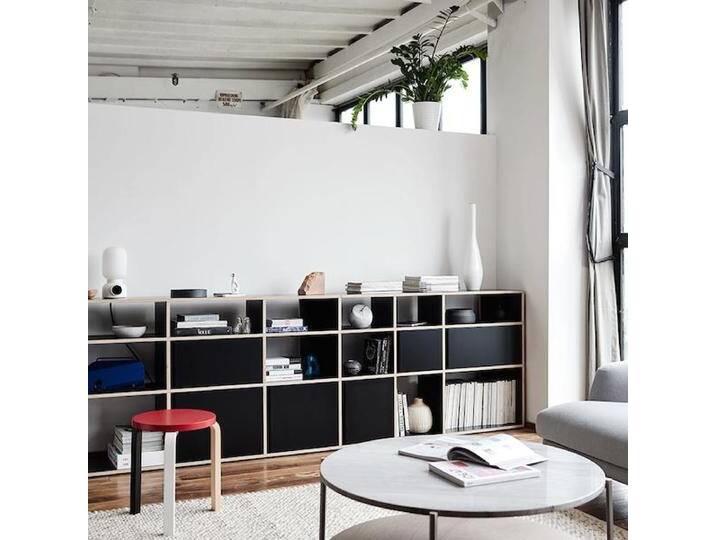 Sideboard in Schwarz mit Türen, 304 cm x 93 cm x 32 cm, Vollständig anpassbar von Tylko von tylko