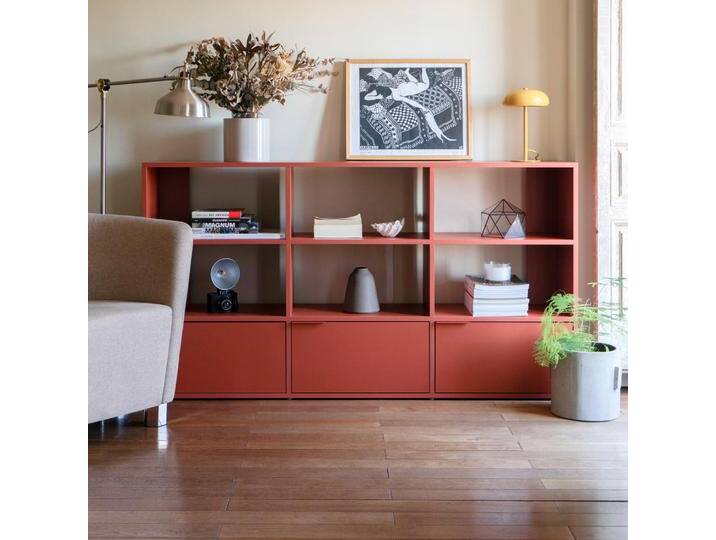 Sideboard in Terrakotta mit Schubladen, 170 cm x 93 cm x 32 cm, Vollständig anpassbar von Tylko von tylko