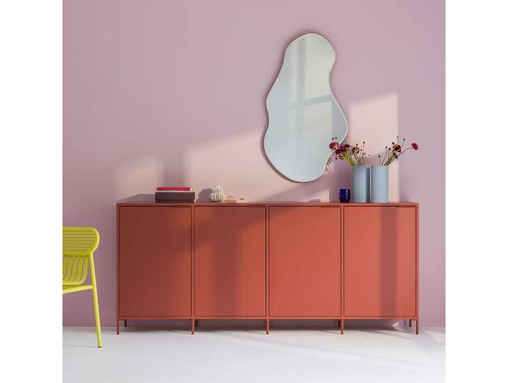 Sideboard in Terrakotta mit Türen und Ruckwanden, 212 cm x 93 cm x 40 cm, Vollständig anpassbar von Tylko von tylko