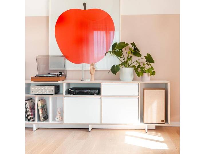 Sideboard in Weiß mit Schubladen und Ruckwanden, 310 cm x 73 cm x 40 cm, Vollständig anpassbar von Tylko von tylko