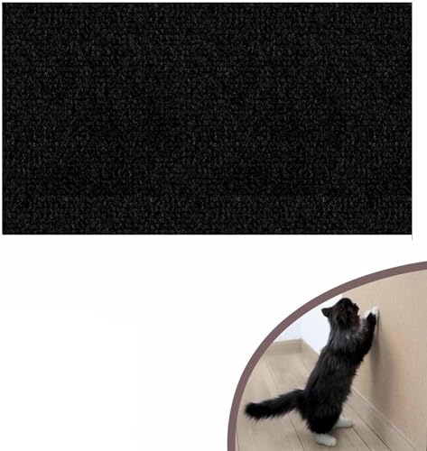 Anti-Kratz-Katzenmöbelschutz, Selbstklebender Katzenmöbelschutz, Sofa-Katzenkratzschutz, Wiederverwendbare Katzenkratzmatte, Die Möbel Vor Katzenkratzern Schützt. 60 × 100 cm (Color : Black, Size : von tylxayoxa