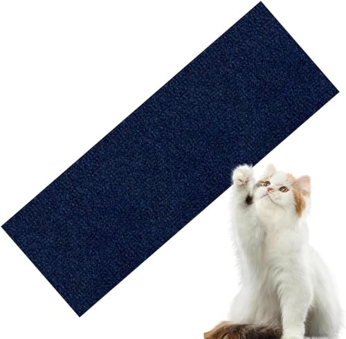 DIY Climbing Cat Scratcher,Trimmbare Selbstkleber Kratzmatte Katze,widerstandsfähig Katzenmöbel Fußmatte Kratzpad,Kratzmöbel SchutzungCat Scratcher (Color : Blue, Size : 40x100CM) von tylxayoxa