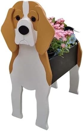 Dackel Hunde-Pflanzgefäß Tierblumentopf Großer Hunde-Pflanzgefäß Dekoration Schöne Schreibtisch-Aufbewahrungsbox Blumentopf Pflanzenbehälter Rahmen For Terrasse Topfblumentopf, Geeignet For Garten, Ga von tylxayoxa