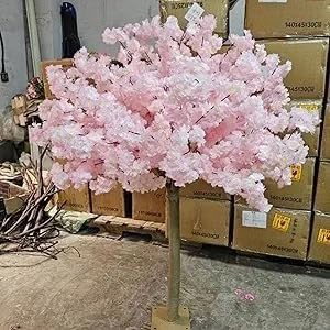 Großer Pfirsichbaum Künstliche Kirschblüte Landschaft Simulation Pflanze SI Seidenblume Verschlüsseln Wishing for Hochzeitsfeier(3.5mx3m) von tylxayoxa