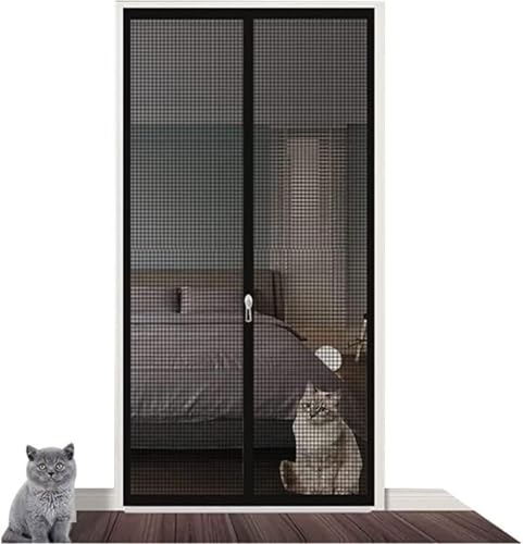tylxayoxa Anti-Mücken-Vorhang 95x200cm, Durchsichtiger Polyester-Nano-Staubschutz, Wiederverwendbar, Mit Reißverschluss, Abschirmend(95x205cm) von tylxayoxa