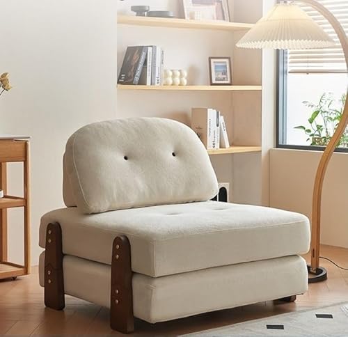 tylxayoxa Japanischen Stil Holz Modul Sofa Kombination Kleine Wohnung Wohnzimmer Tatami Lazy Einzel Bett Dual-Zweck Freizeit Stuhl(B) von tylxayoxa