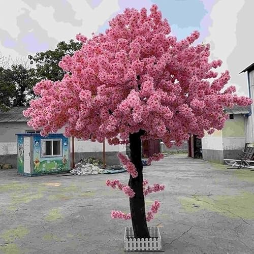 tylxayoxa Rosa Künstlicher Kirschblütenbaum – Realistische Leichte Seidenblume for Hochzeiten Im Innen- Und Außenbereich(3mx2.5m) von tylxayoxa