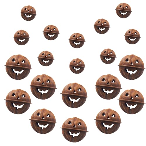 Rusty Metal Rustic Pumpkin Jack o Lantern Jingle Bells Ornamente für Halloween, Herbst, Thanksgiving, Weihnachten, Urlaub oder den täglichen Gebrauch, Kranzherstellung und Heimdekoration (rostiger Rusty Metal Rustic Pumpkin Jack o Lantern Jingle Bells Ornamente für Halloween, Herbst, Thanksgiving, Weihnachten, Urlaub oder den täglichen Gebrauch, Kranzherstellung und Heimdekoration (rostiger von tyoungg