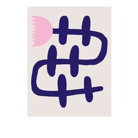 Poster Wandbild/Flowery No. 8 Print Wohnzimmer Deko, Einweihungsgeschenk, Kunstdruck, Als Geschenk von typealive