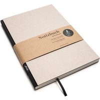Handgemachtes Design-Notizbuch A5 Aus 100 % Recyclingpapier „Berlinbook" - Schwarz Recyclingkarton von tyypPaper