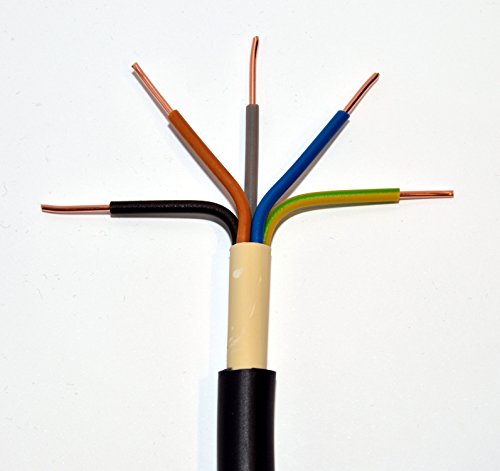 100m Erdkabel NYY-J 5x1,5 mm² schwarz 5x1,5 qmm Starkstromkabel Energiekabel Kabel von u.a. Prysmian, Waskönig+Walter, nkt cables