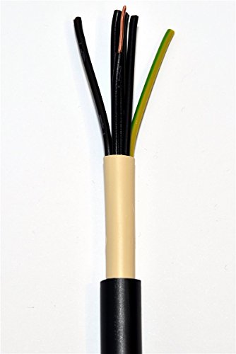 100m Erdkabel NYY-J 7x1,5mm² Ring schwarz 7x1,5qmm Stromkabel Steuerleitung Installation von u.a. Prysmian