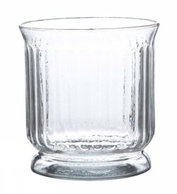Teelicht Halter, Glas in klar (2er Set) von u.